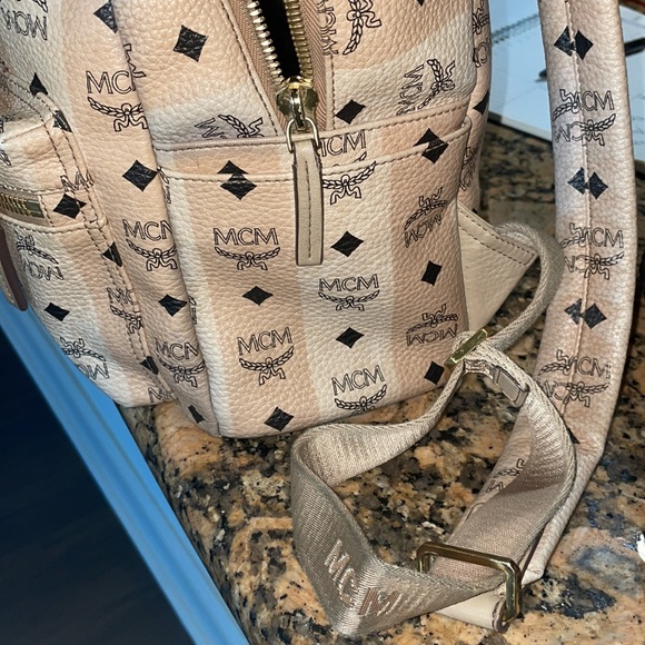 MCM backpack light pink